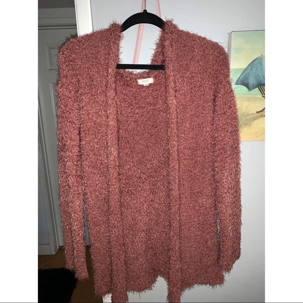 Fuzzy Sweater w/ Hood